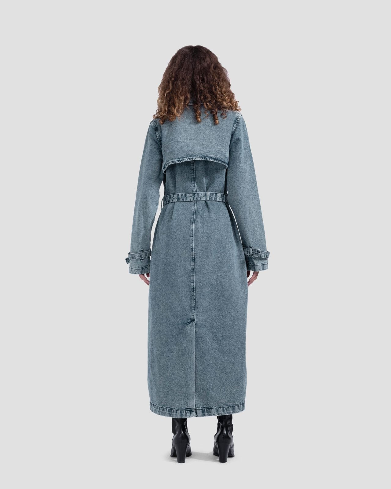 Denim Trench Coat