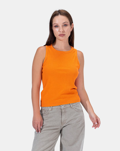 Orange Basic Top